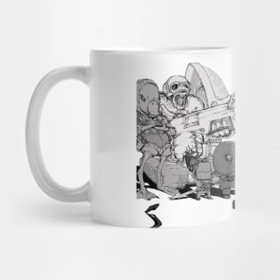 DuckTales. Warhammer. Cyber ​​Aliens. Lovecraft. Adventure Time. Mug